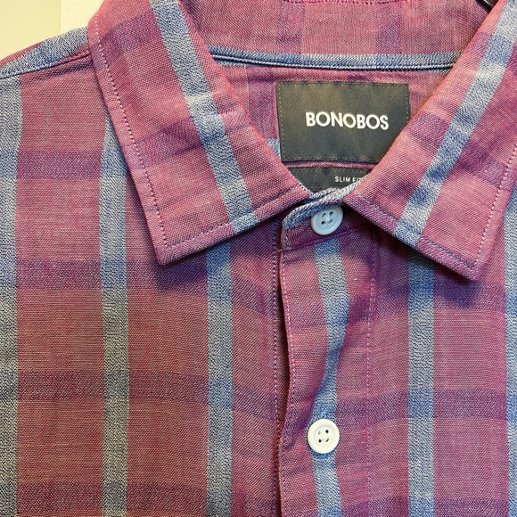 Bonobos double pocket slim fit sz. S button down - Picture 2 of 6